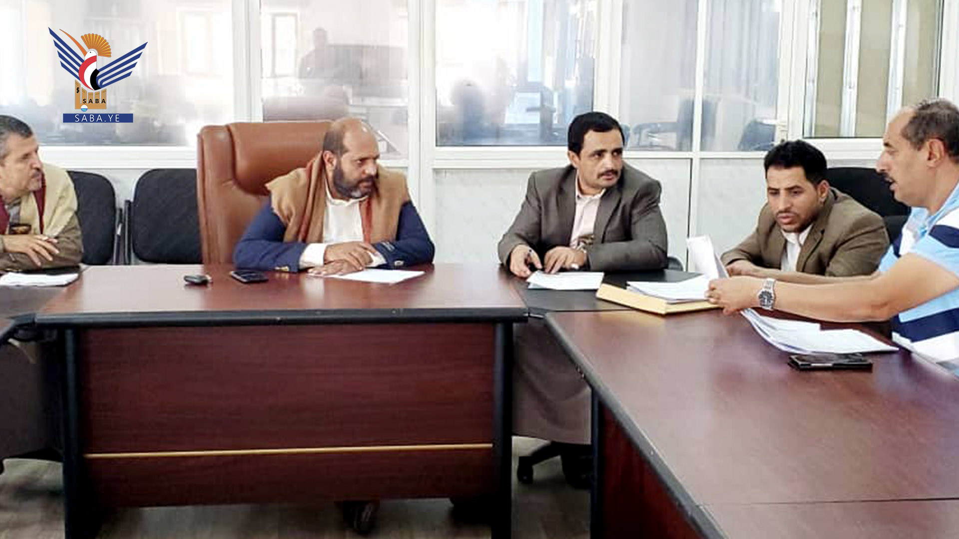 تفقد سير الأداء بفرع المؤسسة العامة للاتصالات في محافظة صنعاء