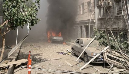 استشهاد 9 أشخاص وإصابة 33 آخرين اثر العدوان الصهيوني على وحدة سكنية في شمال ايران