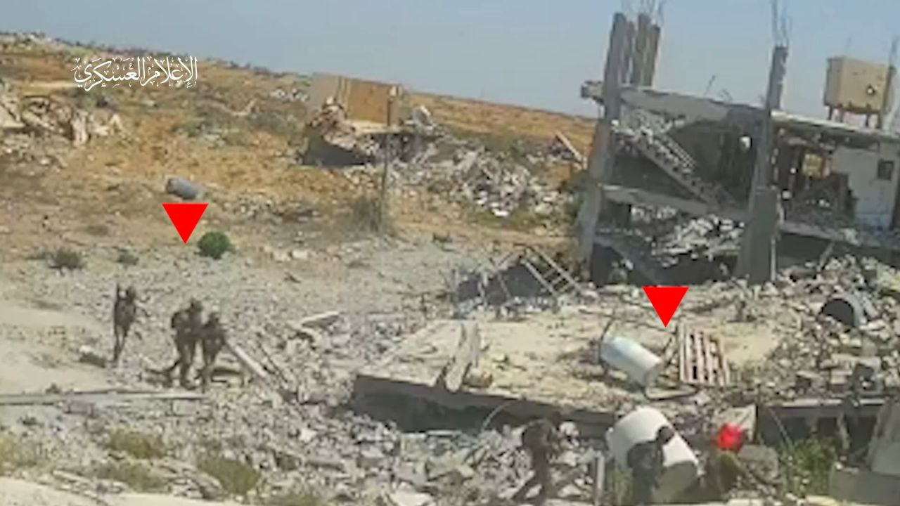القسام تستهدف قوة صهيونية بخانيونيس وتقصف مغتصبة "ماجين"
