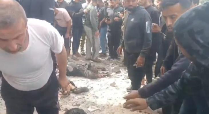 ارتفاع عدد الشهداء إثر قصف صهيوني لسيارة شرطة جنوبي قطاع غزة إلى ثمانية