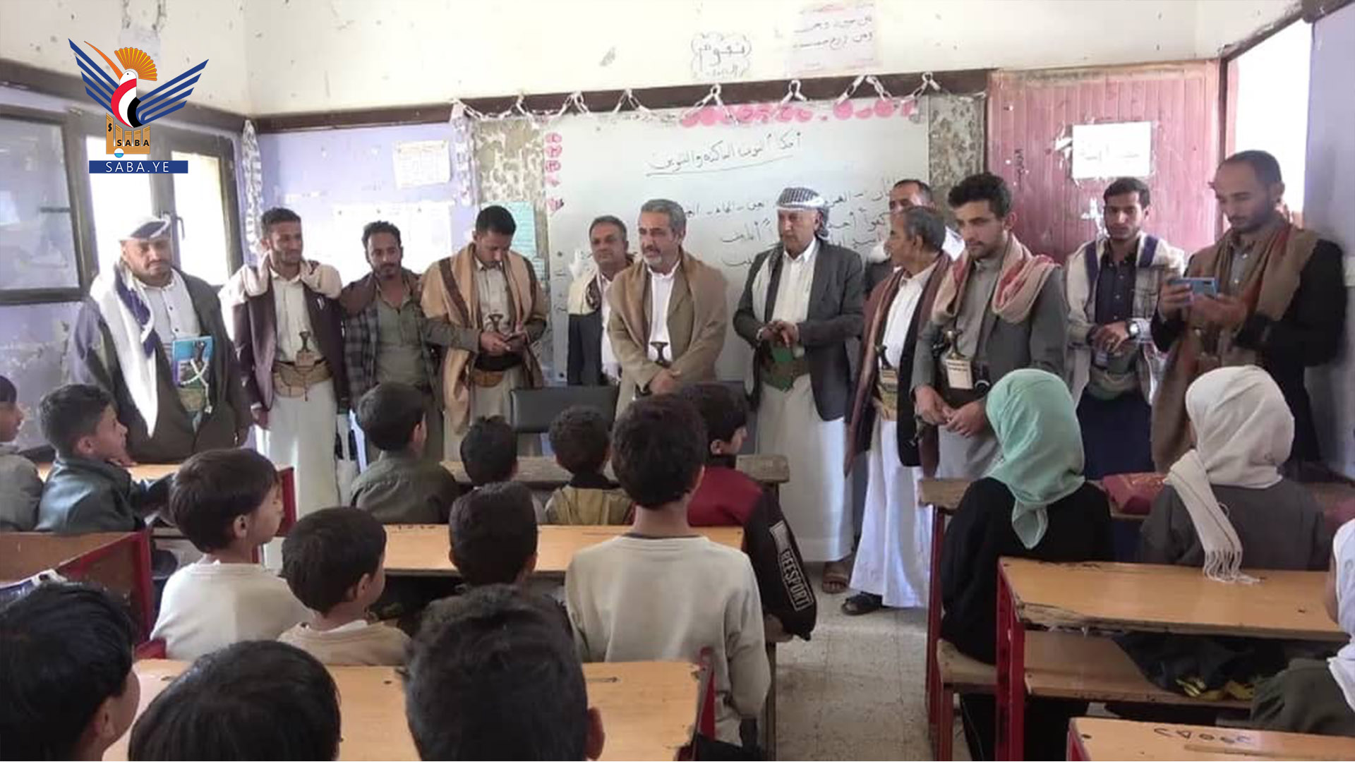 تفقد أنشطة الدورات الصيفية في مدينة المحويت