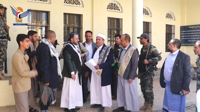 رئيس هيئة التفتيش القضائي يتفقد سير العمل بمحكمتي الزكاة والزراعة في الأمانة 