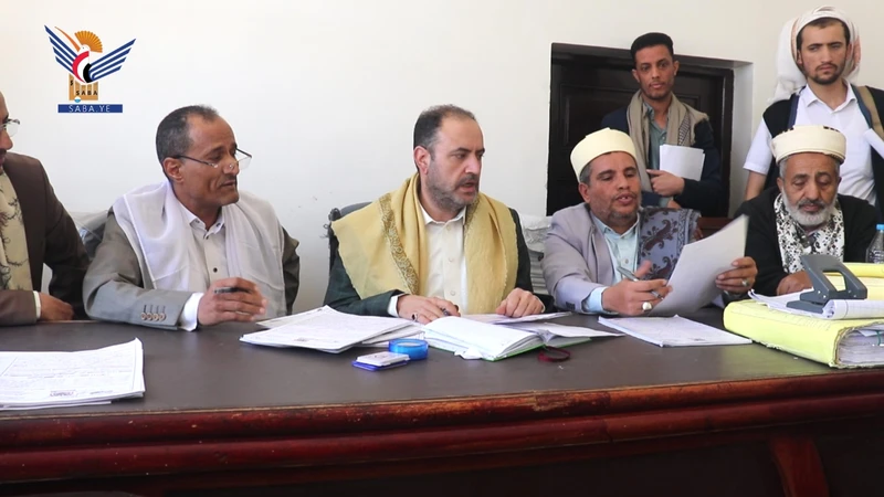 رئيس هيئة التفتيش القضائي يتفقد سير العمل بالشعب الاستئنافية في امانة العاصمة