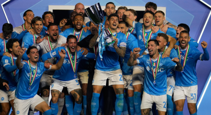 نابولي يتوج بكأس السوبر الإيطالية على حساب بولونيا    