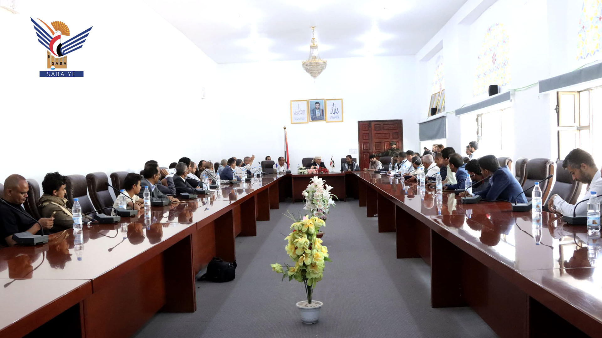 إب تناقش مستوى تنفيذ أعمال الحد من اضرار السيول