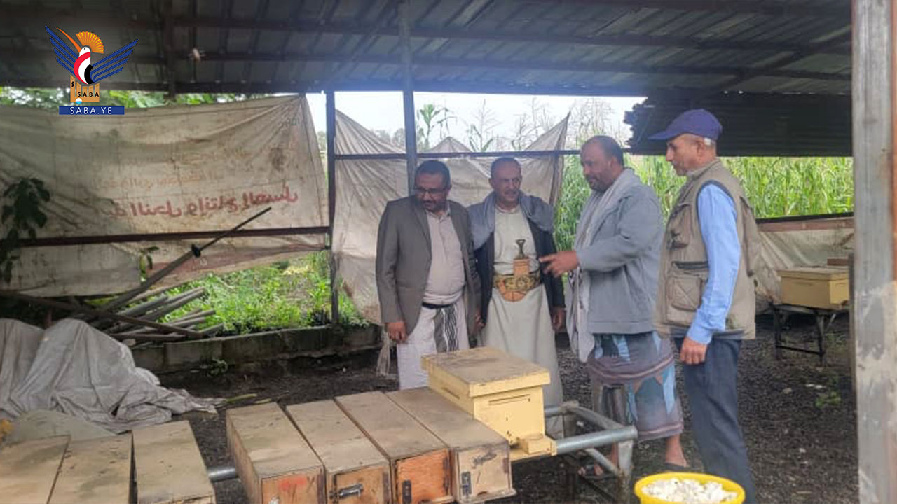 الاطلاع على أنشطة المنحل التكاثري ومراعي النحل في إب