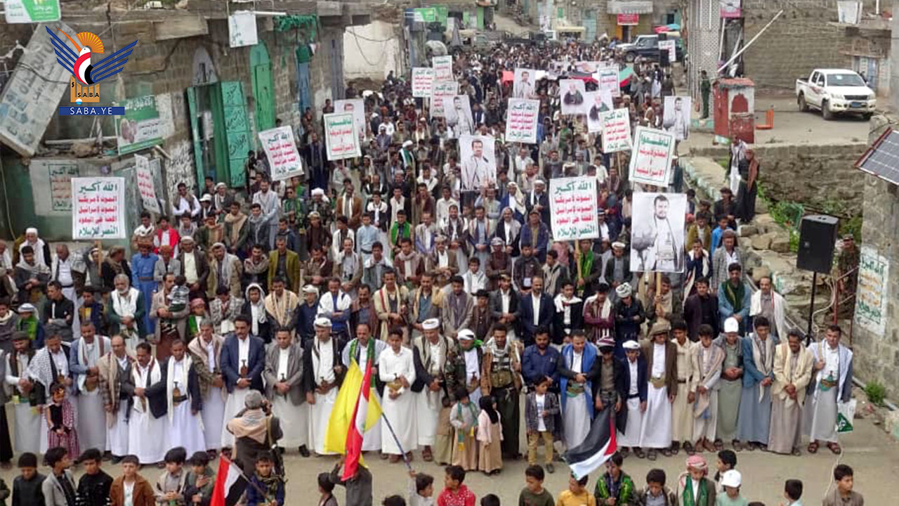 مسيرات حاشدة بريمة تؤكد الثبات مع غزة والجاهزية لمواجهة أي تحديات