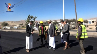 تفقد سير أعمال إعادة تأهيل خط عمران - ريدة