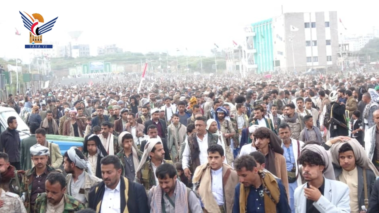 إب.. 290 مسيرة حاشدة تأكيدًا على الثبات والاستنفار مع غزة