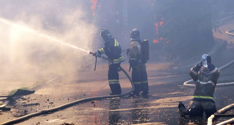 اندلاع حريق بمحطة للطاقة الكهربائية في مقاطعة روستوف الروسية اندلاع حريق بمحطة للطاقة الكهربائية في مقاطعة روستوف الروسية