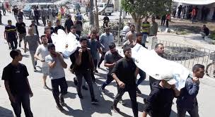 استشهاد ستة فلسطينيين بغارة للعدو الصهيوني في خان يونس