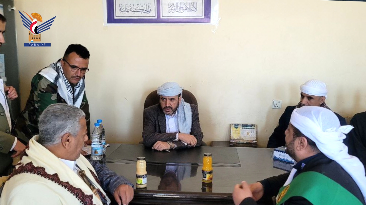 رئيس هيئة التفتيش القضائي يتفقد سير العمل في المحاكم بمحافظة ريمة