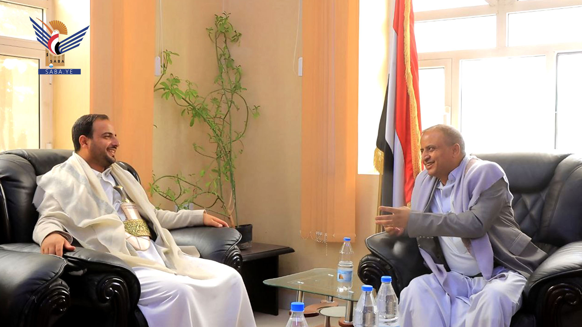 الرباعي والحوثي يناقشان أوجه التعاون في مجال مكافحة التهريب