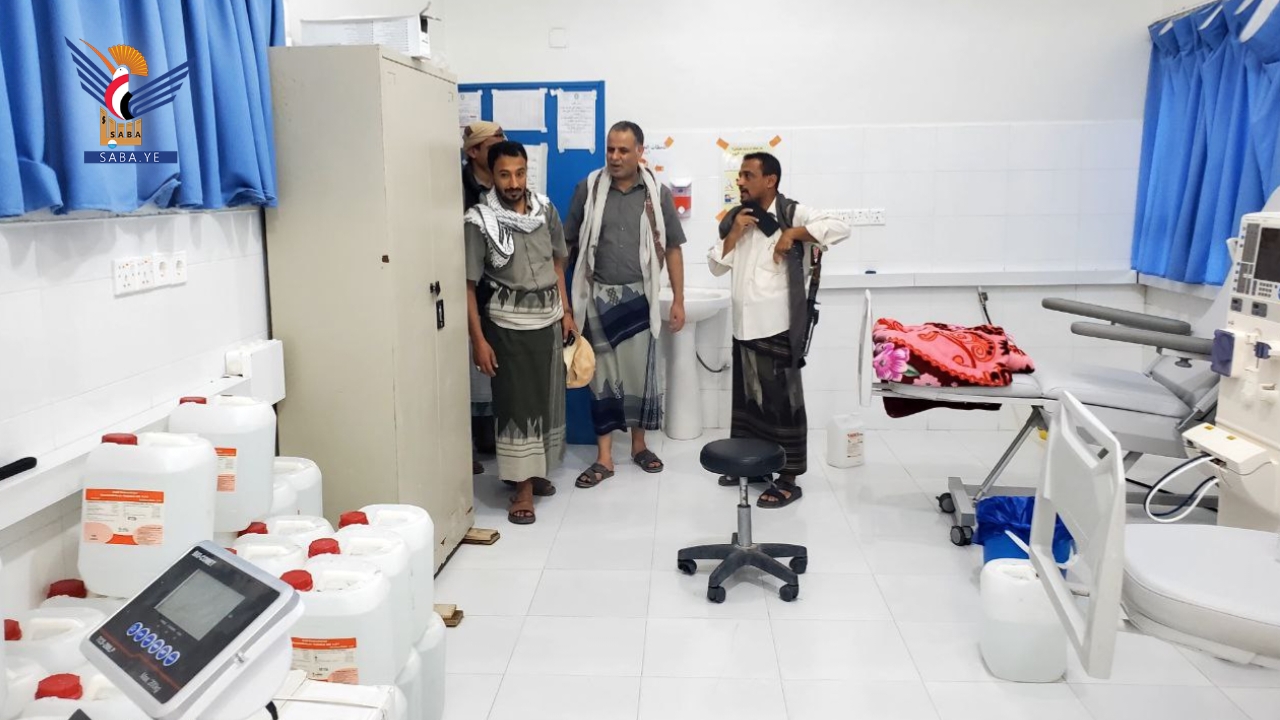 محافظ حجة يطلع على تجهيزات وخدمات مركز الغسيل الكلوي في عبس