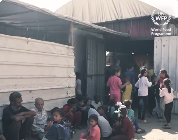 "الأغذية العالمي": مخيمات غزة لاتقي سكانها الأمطار والبرد القارس