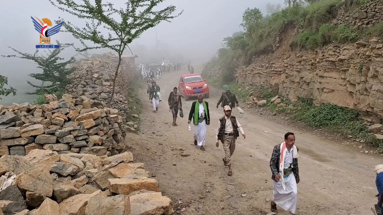  مسير لخريجي قوات التعبئة في المحابشة بحجة 