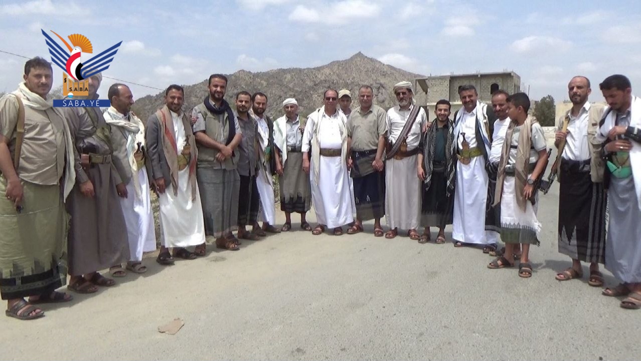 الصوفي والبخيتي والمحضار يتفقدون أحوال المرابطين في محافظة حجة