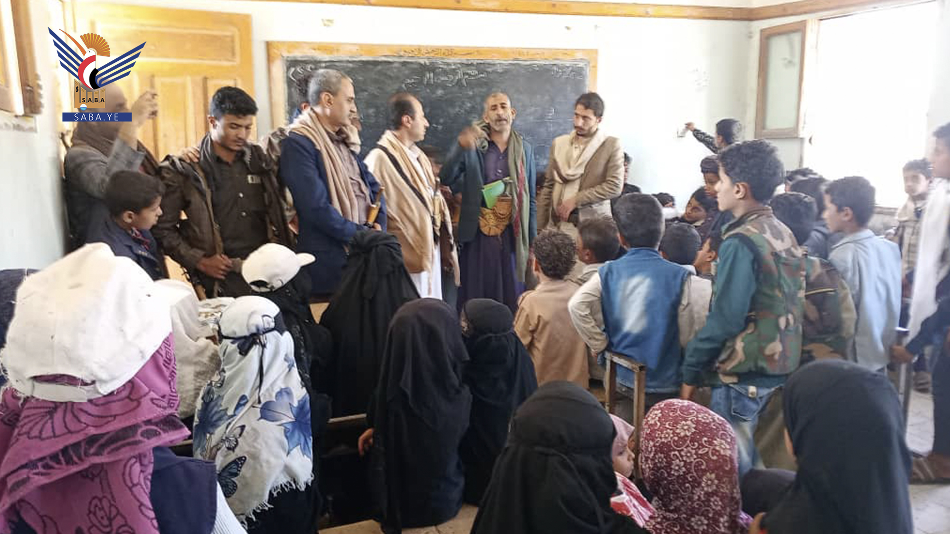 تفقد سير الأنشطة والدورات الصيفية في مديرية القفر بإب