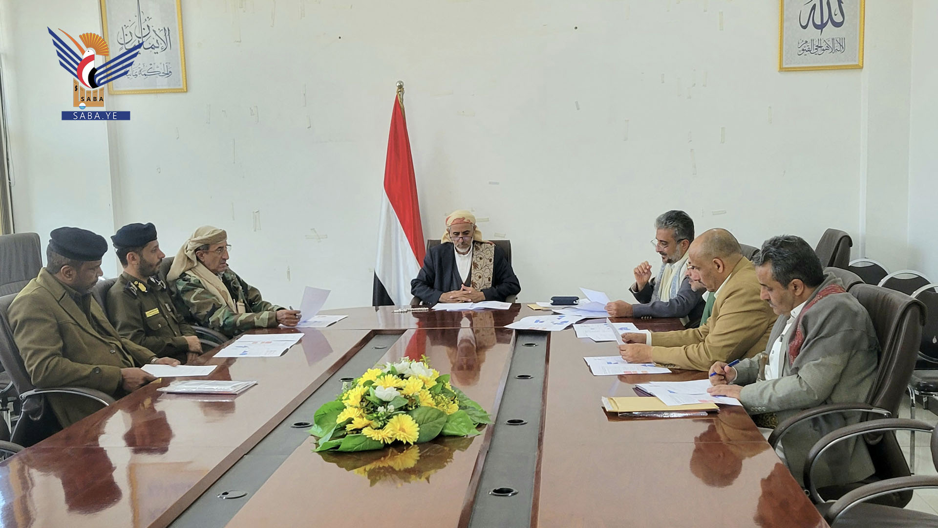 لجنة الطوارئ برئاسة العلامة مفتاح تناقش جوانب رفع جاهزية قطاع الطوارئ