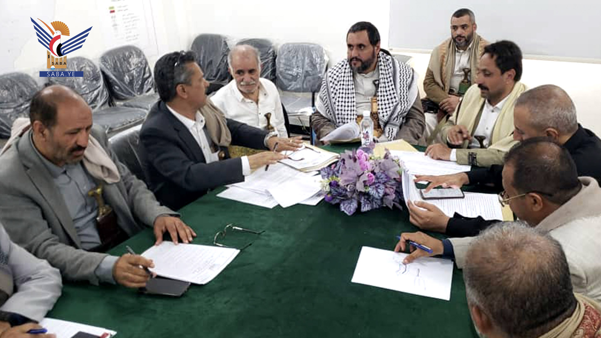 استعراض مناقصات عدد من المشاريع في محافظة صنعاء