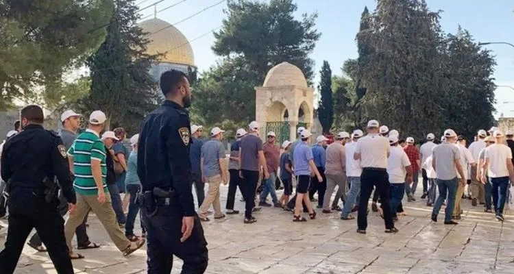 9123 مستوطنًا يقتحمون المسجد الأقصى خلال "عيد العرش" 