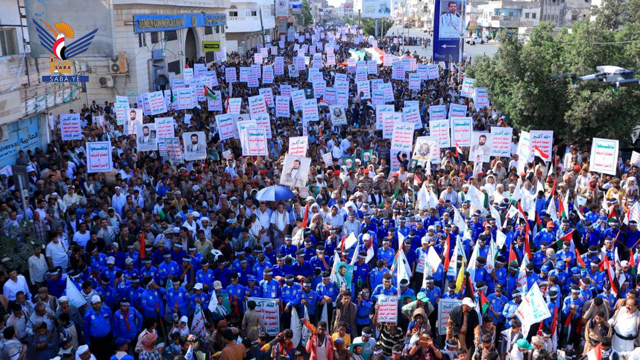 الحديدة.. 179 مسيرة حاشدة تجدد العهد لفلسطين وغزة بمواجهة القتلة والمستكبرين