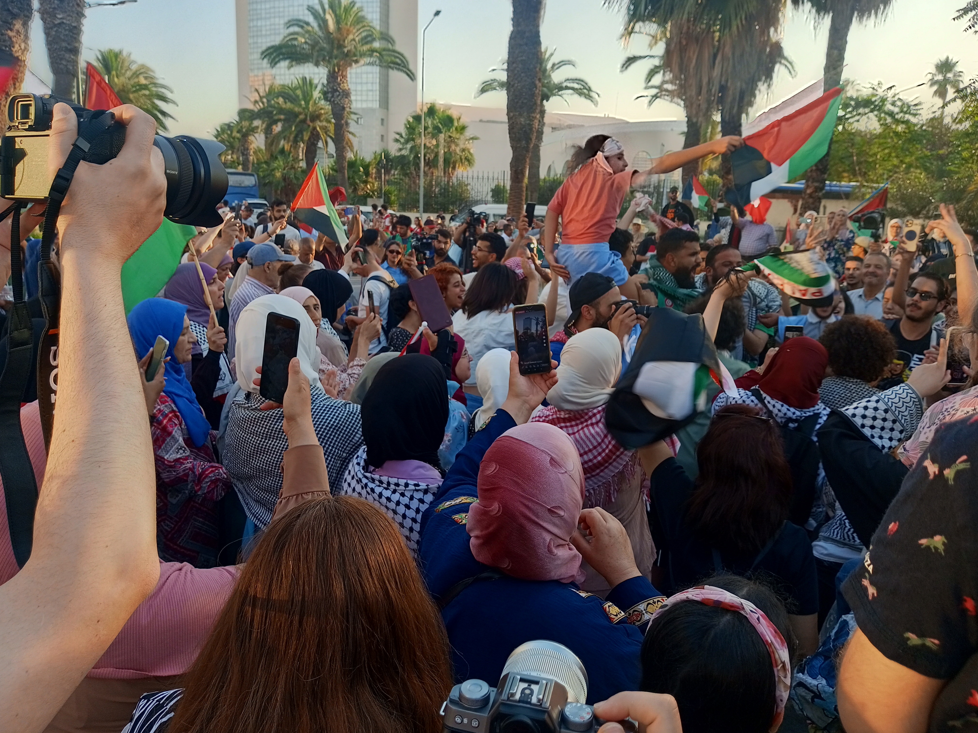 "تنسيقية العمل المشترك" تطلق قافلة "الصمود" من تونس نحو غزة