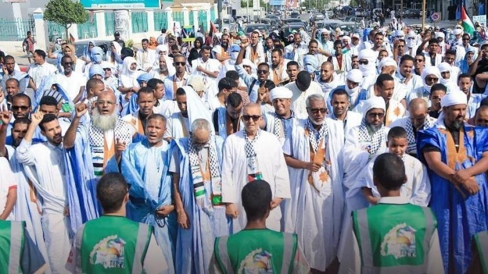 موريتانيا تشهد تظاهرة للتنديد بالعدوان الصهيوني على إيران وغزة