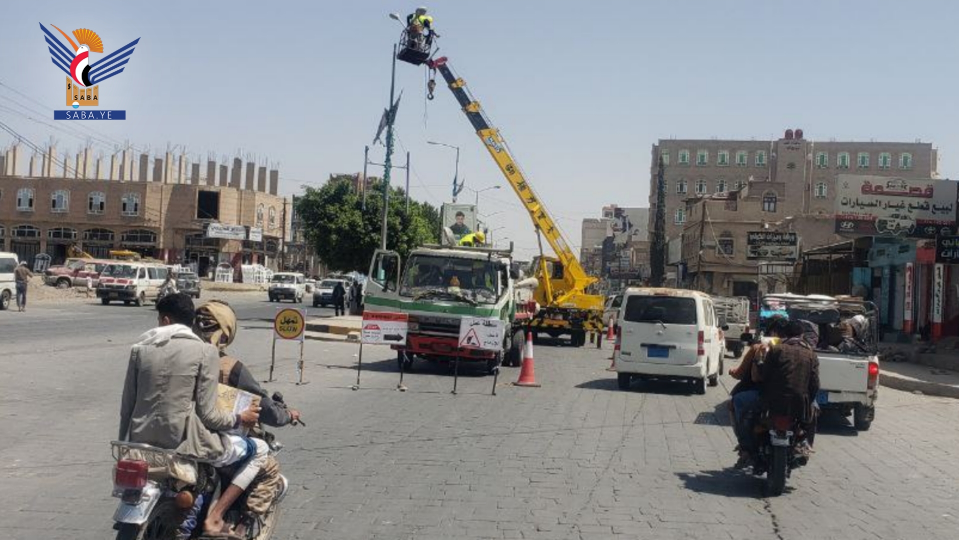 تدشين مشروع إنارة شوارع في مدينة ذمار بالطاقة الشمسية (يعتمد هذا)