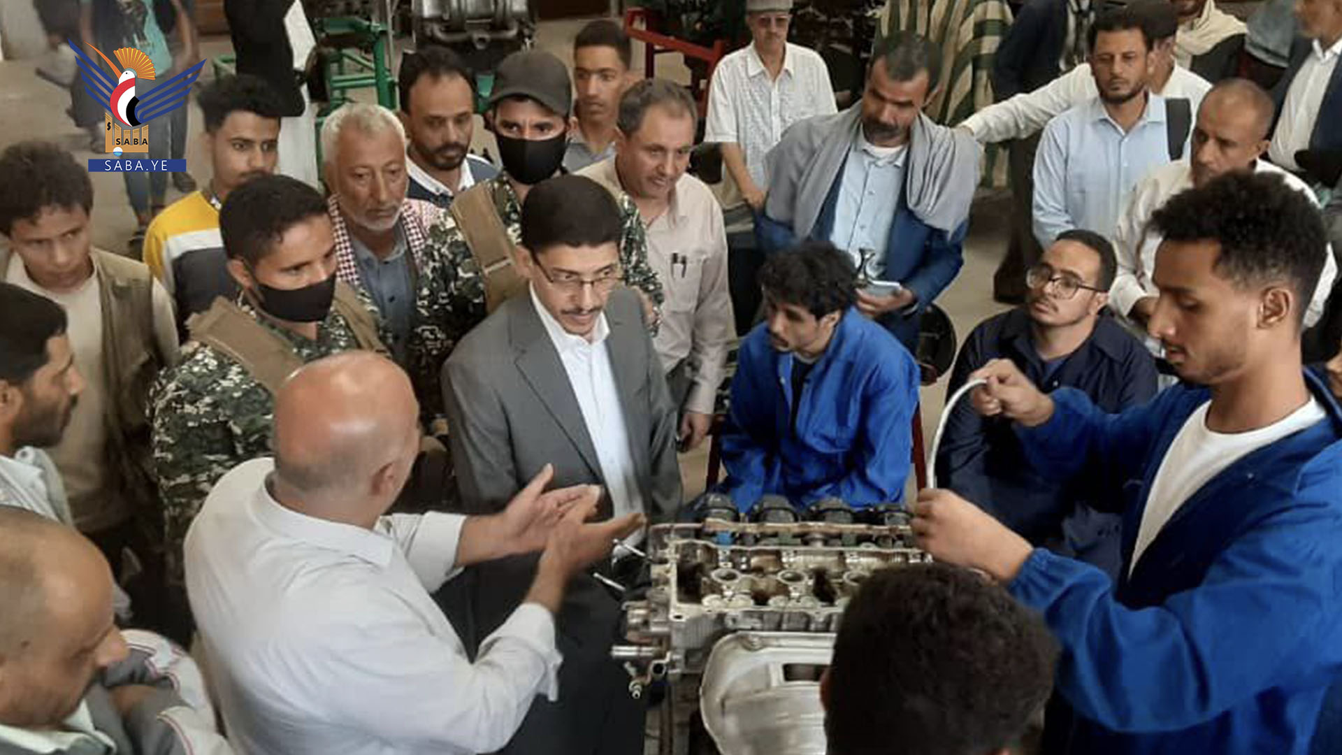 تفقد سير التدريب العملي لطلاب الثانوية المهنية بمعهد بغداد التقني 