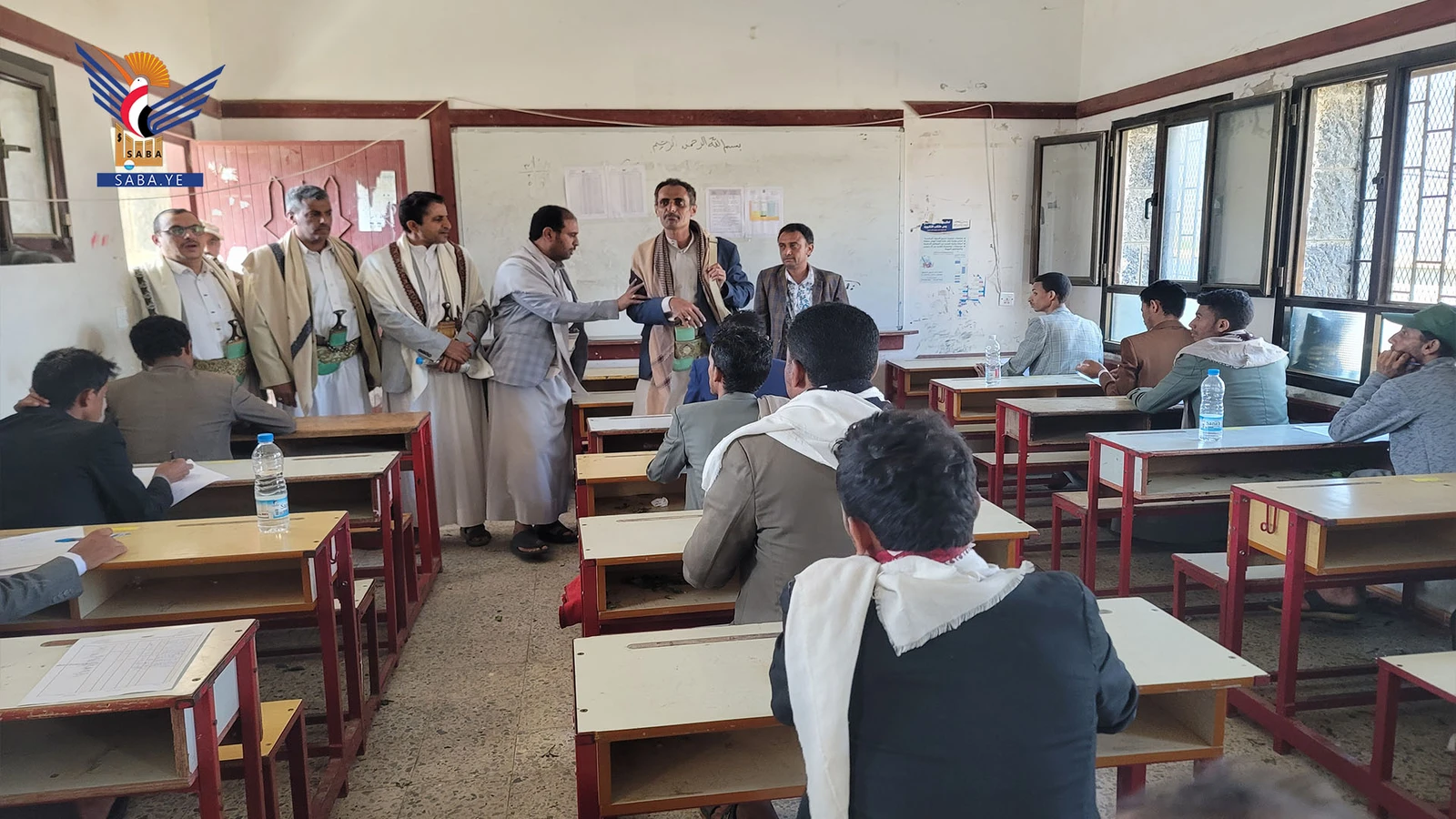 حجة.. الاطلاع على سير الاختبارات بالمعهد العالي لتأهيل المعلمين في مبين 