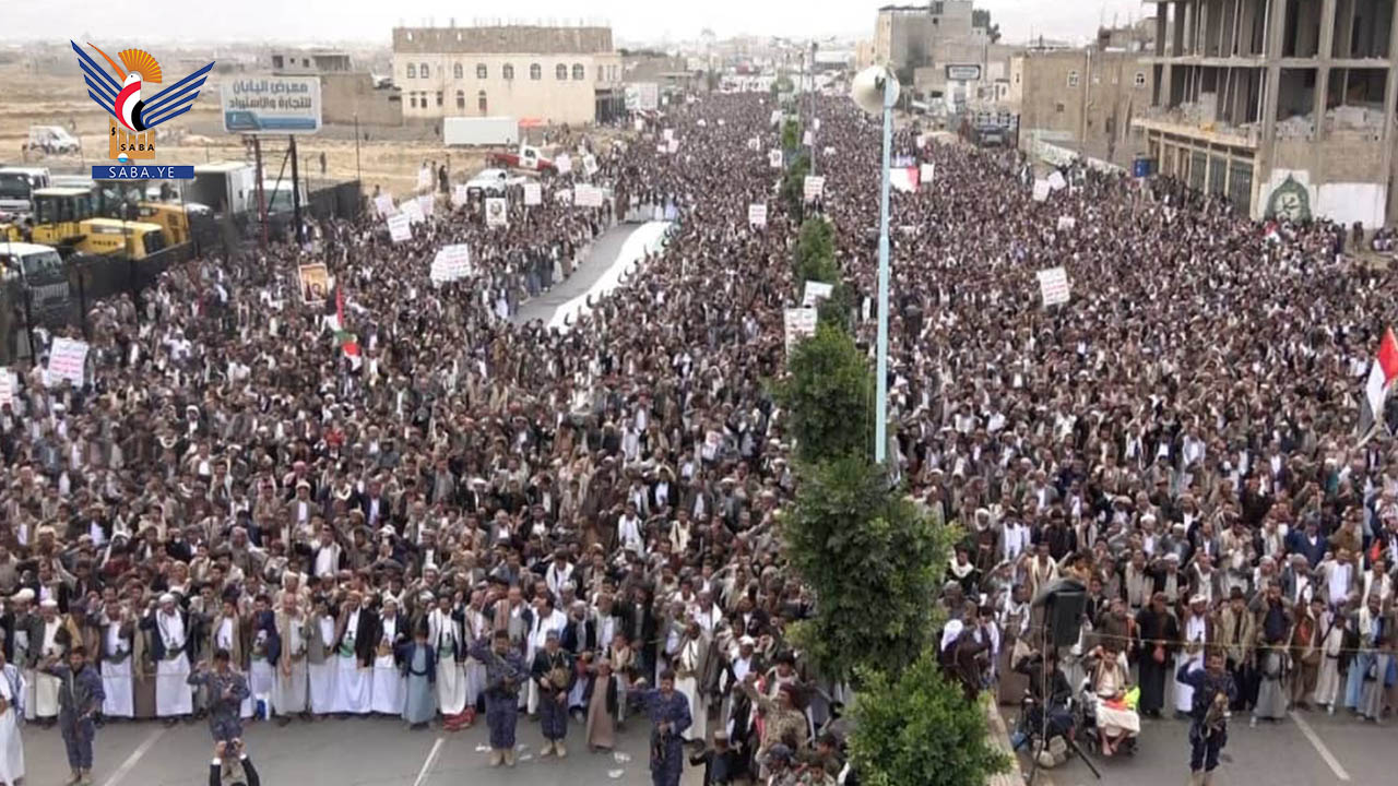 عمران.. مسيرات غير مسبوقة في 66 ساحة تأكيدا على الثبات في نصرة غزة