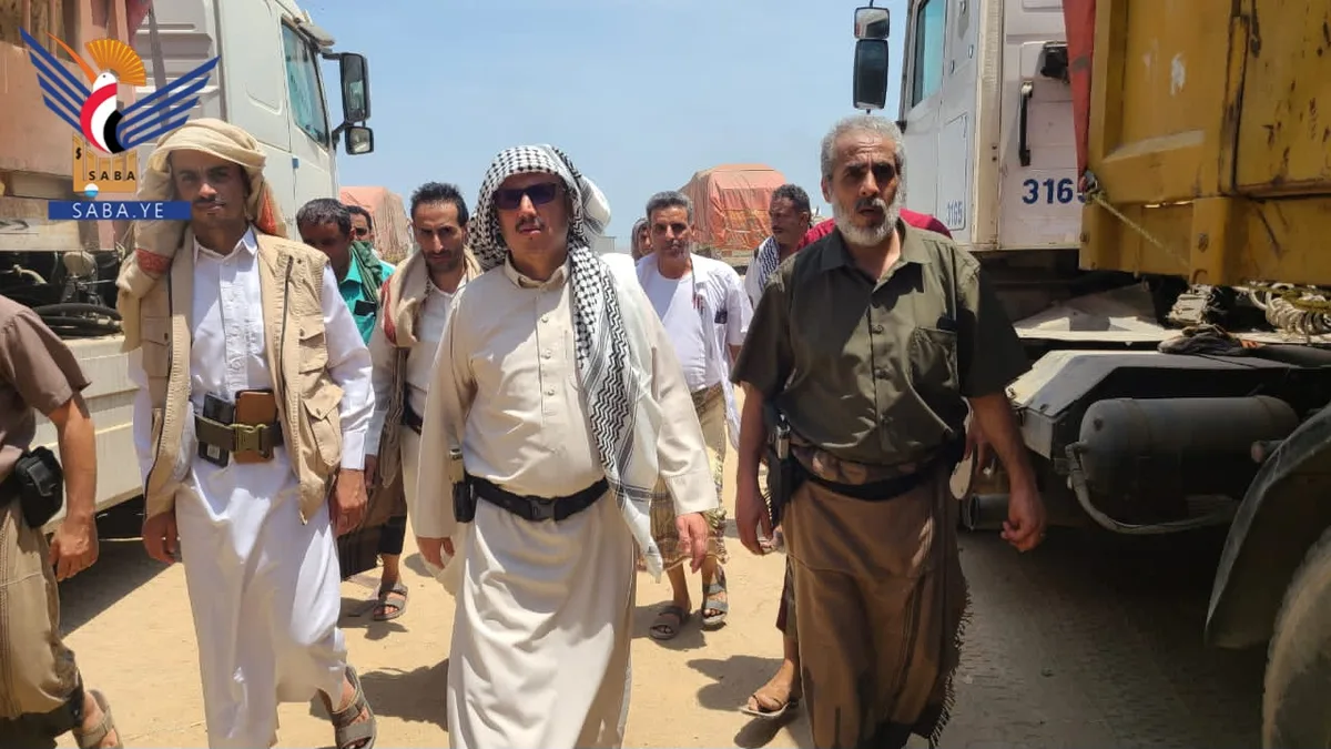 القائم بأعمال رئيس مصلحة الضرائب و الجمارك يتفقد سير العمل في جمرك ميناء الصليف ومركز الجاد الجمركي