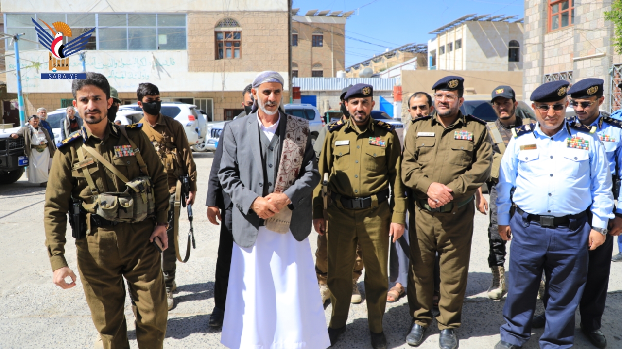 العلامة مفتاح يتفقد سير العمل في الادارة العامة للمباحث الجنائية