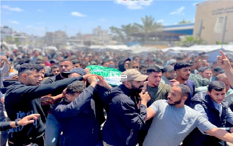 غزة: تشييع مهيب للقائد الفلسطيني عز الدين الحداد