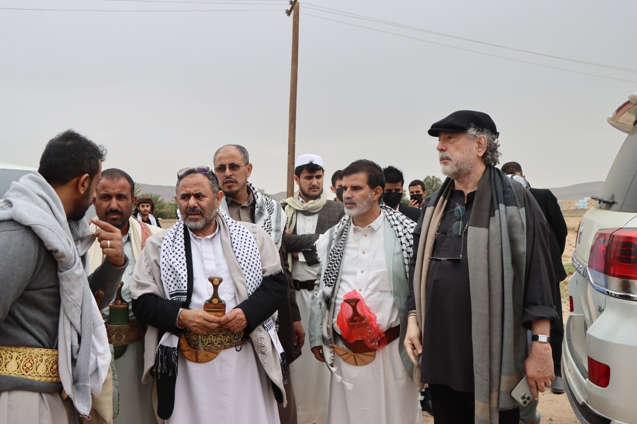 ضيوف اليمن المشاركون بمؤتمر فلسطين يطلعون على عدد من جرائم العدوان في صعدة