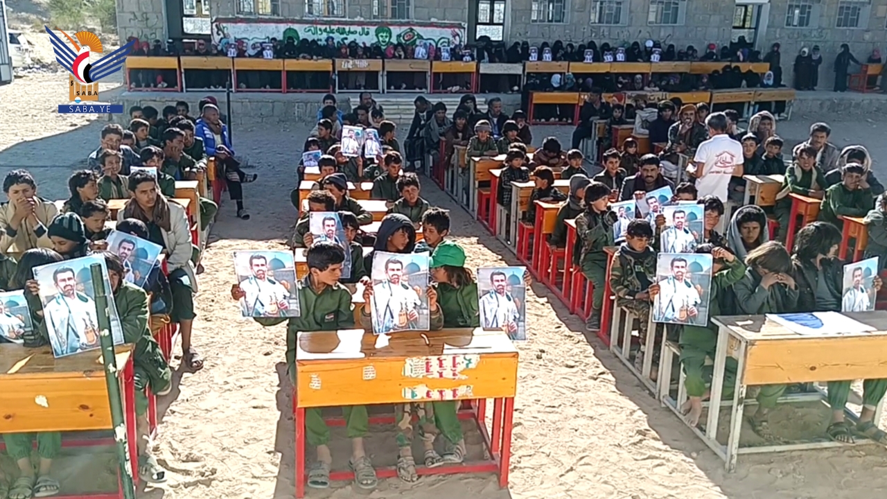 فعالية في مديرية العبدية بمأرب بالذكرى السنوية للشهيد القائد