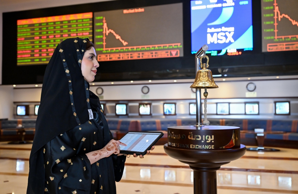 ارتفاع مؤشر بورصة مسقط 0.20 %