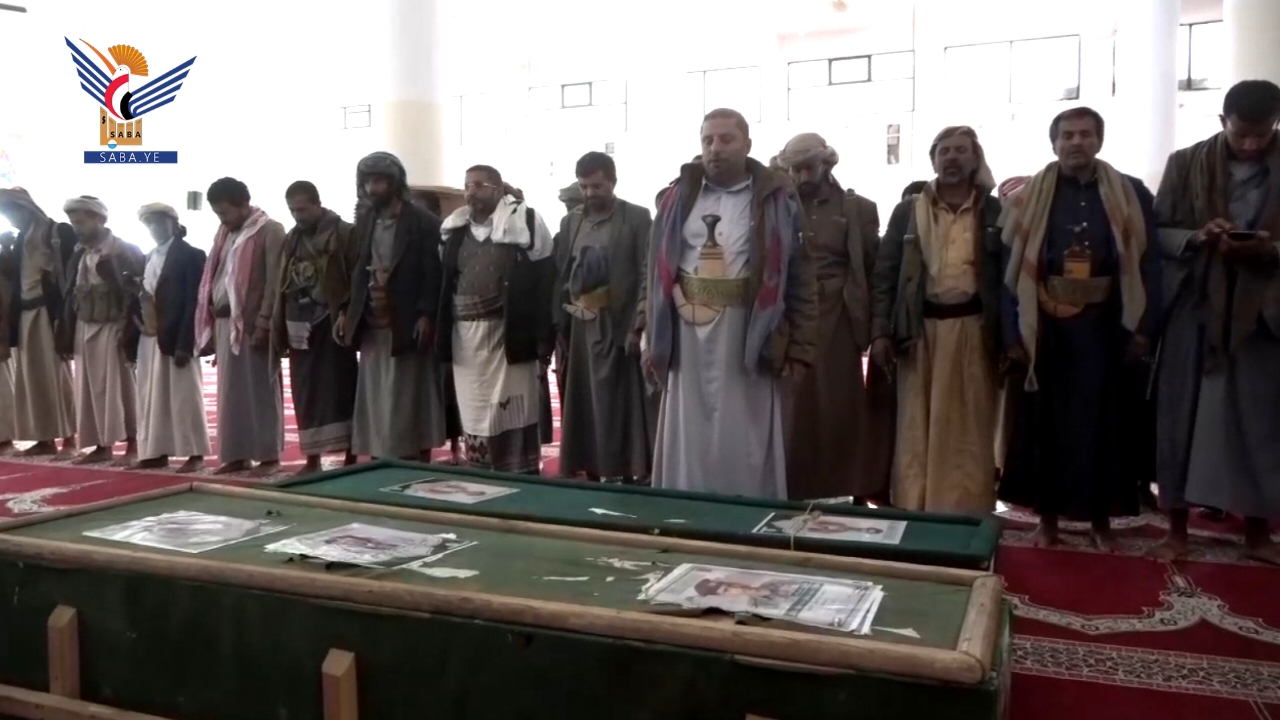 تشييع تشييع جثماني الشهيدين يحيى مشتان والحسن دهيس من أبناء مأرب