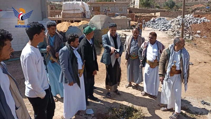 زيارة ميدانية للجنة الرئاسية لتقييم المشاريع الخدمية والتنموية في مديرية الرجم