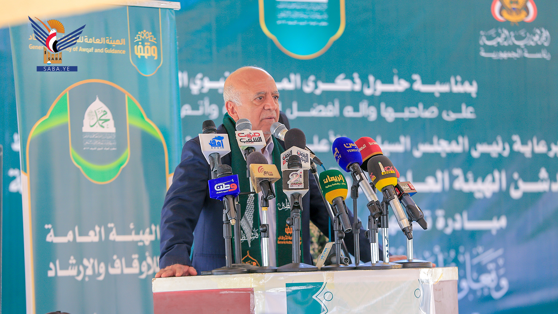 الرهوي يشارك هيئة الأوقاف تدشين المرحلة الرابعة لمشروع "وتعاونوا على البر والتقوى" ومبادرة "تسهيل"