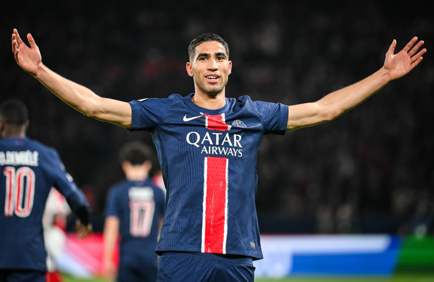 حكيمي يتوج بجائزة أفضل لاعب إفريقي في الدوري الفرنسي