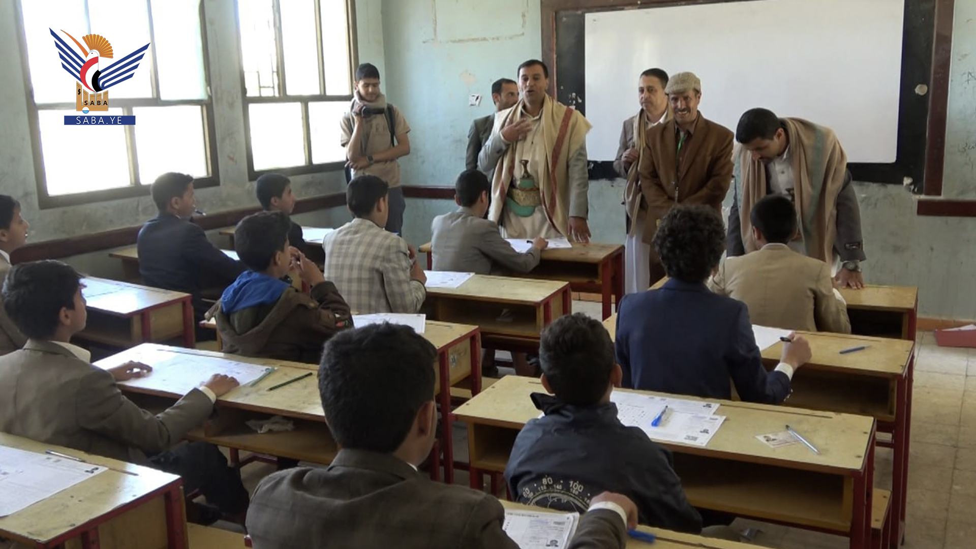 تدشين اختبارات الشهادة الأساسية العامة في عمران