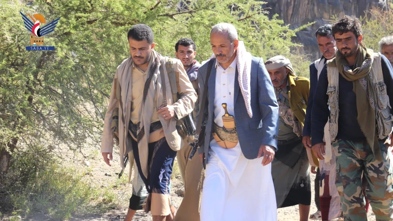  تفقد سير العمل في حاجز مياه وطريق جبل الشامي بقعطبة الضالع