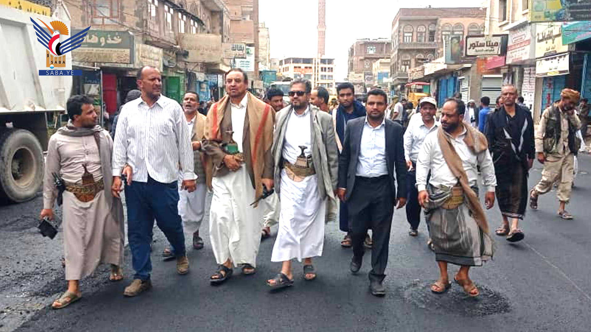أمين العاصمة يتفقد مشروع ترميم شارع الزهراوي بمديرية السبعين