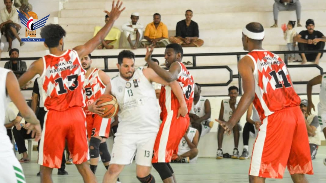 شعب حضرموت يهزم البرق ويعزّز صدارته بدوري الدرجة الأولى لكرة السلة