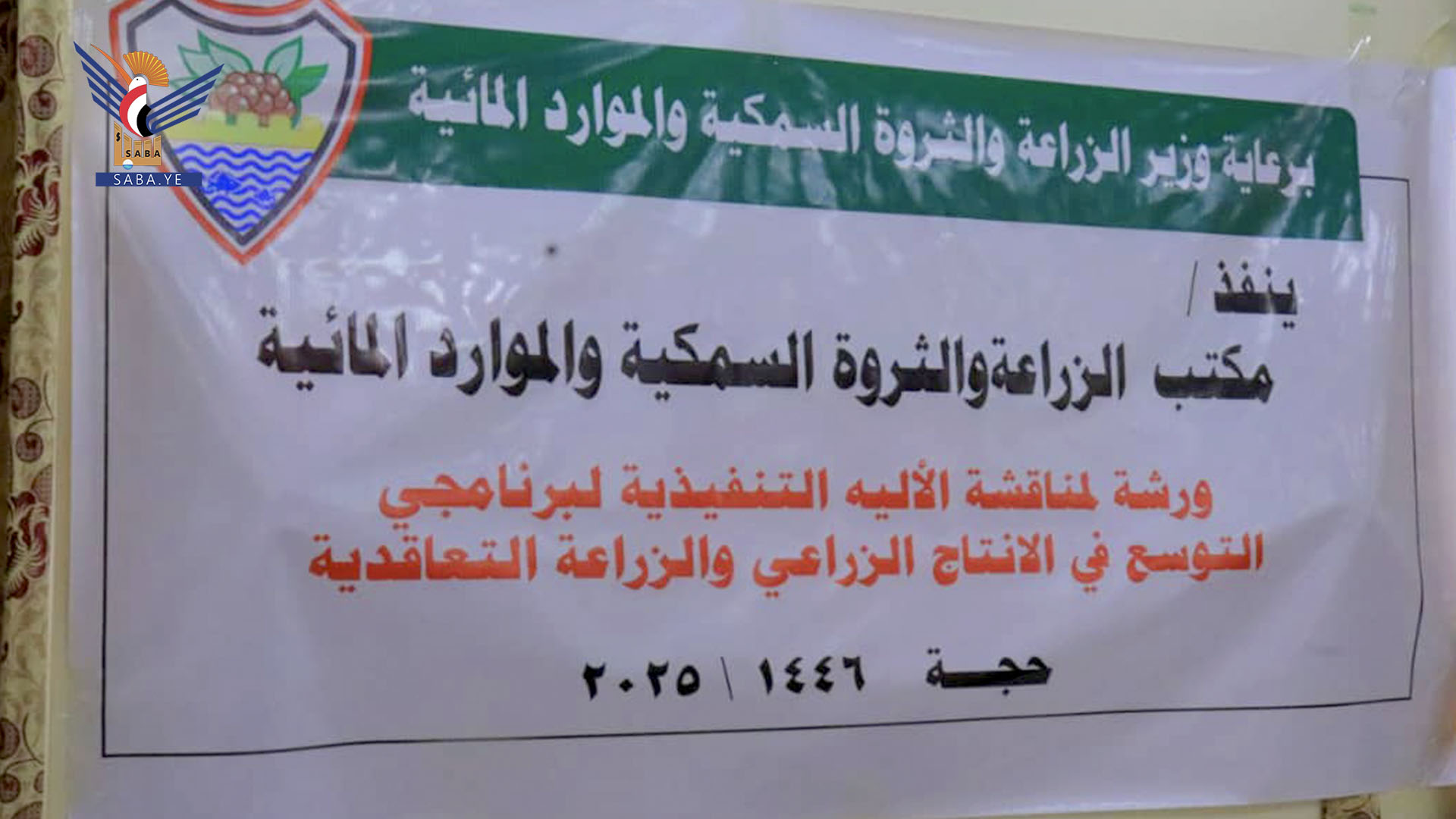 مناقشة آليات التوسع الإنتاجي والزراعة التعاقدية للحبوب والبقوليات بحجة
