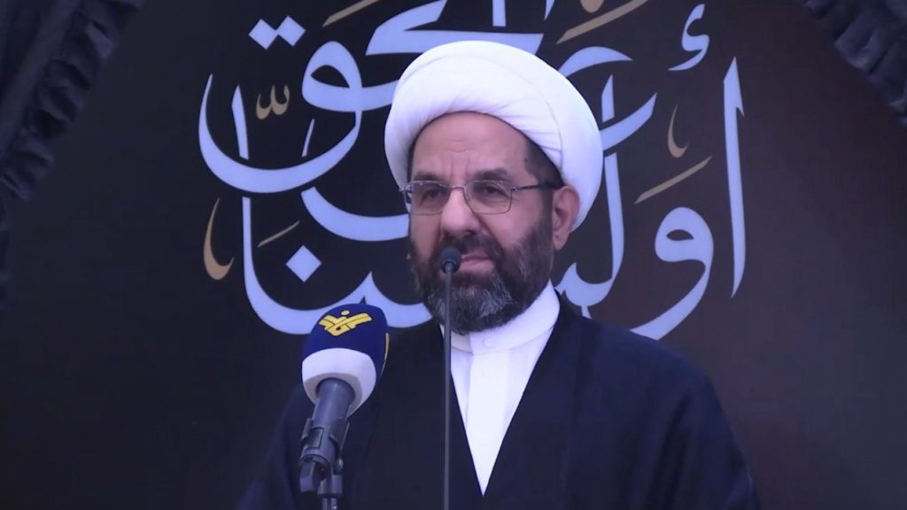الشيخ دعموش يدعو للتمسك بخيار المقاومة في ظلّ إرهاب وعدوان الكيان الصهيوني 
