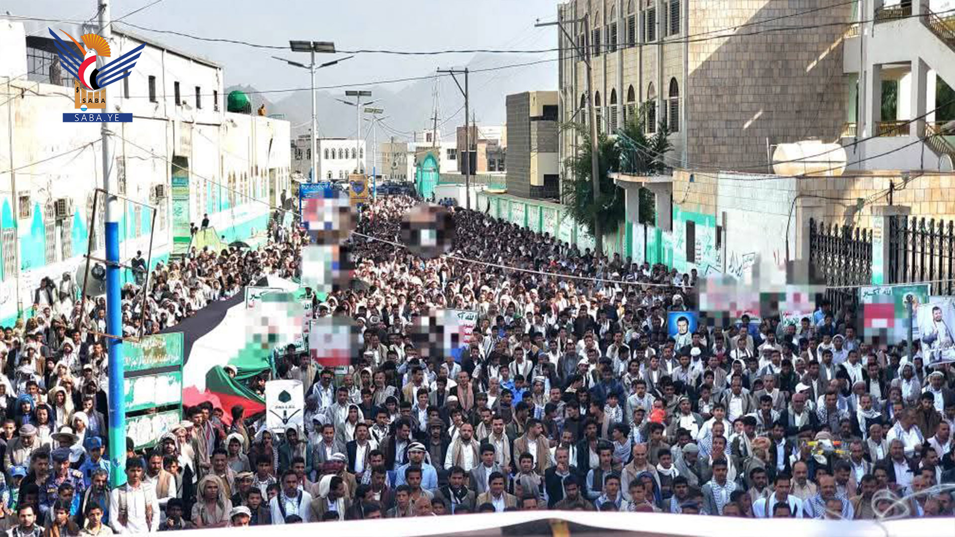 236 مسيرة حاشدة بحجة تحت شعار "ثباتاً مع غزة.. سنصّعد في مواجهة جريمة الإبادة والتجويع" 