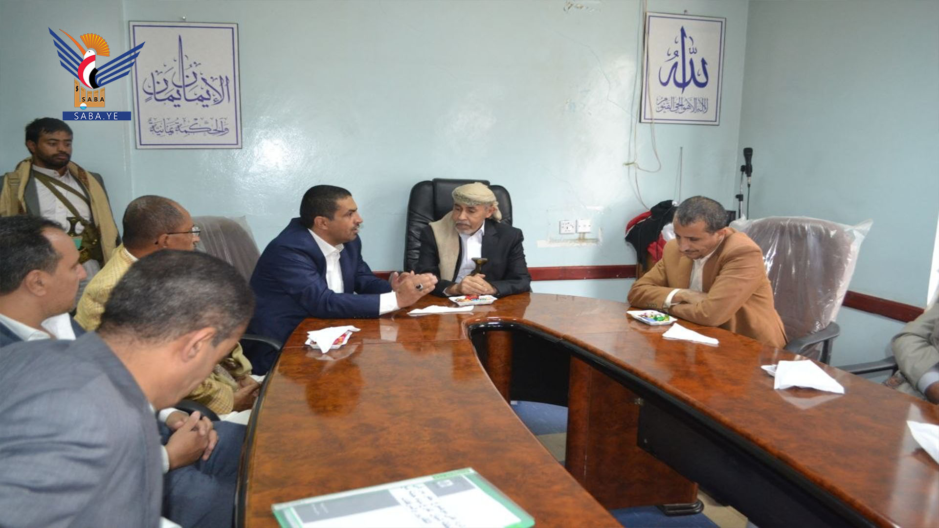 تفقد مستوى الانضباط الوظيفي في مؤسسة المياه وقطاع الثقافة بإب